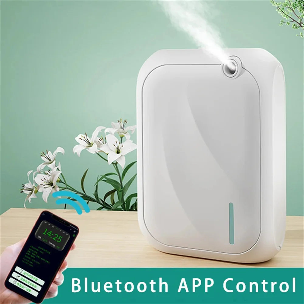 Smart Aroma Diffuser with App Control - Essential Oil Humidifier for Home Wellness & Relaxation