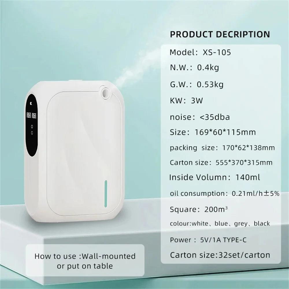 Smart Aroma Diffuser with App Control - Essential Oil Humidifier for Home Wellness & Relaxation